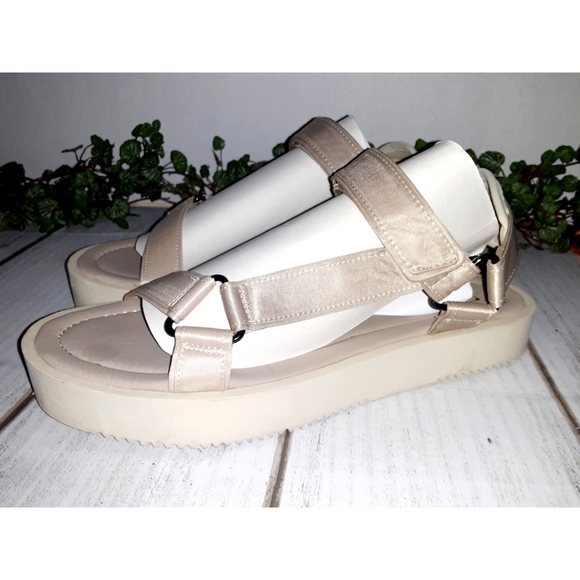 Zara Velcro Strap Platform Sandals - Picture 7 of 16